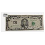 1969-A- $5  Federal Reserve Note