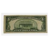 1953- $5 Federal Reserve Note