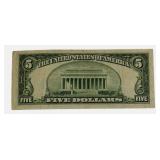 1953- $5 Federal Reserve Note