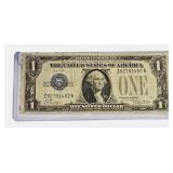 1928 - A - Cut Off - FUNNY BACK-  $1 Federal Reserve Note