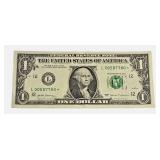 2017- Star Note- Low Number # 587780 - $1 Federal Reserve Note