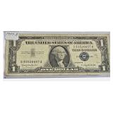 1957 - B- $1 Federal Reserve Note