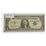 1957 - B- $1 Federal Reserve Note