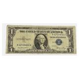 1935- E- No Motto- $1 Federal Reserve Note