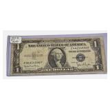 1935- D- No Motto- $1 Federal Reserve Note