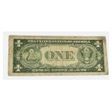 1935- D- No Motto- $1 Federal Reserve Note