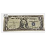 1935- D- No Motto- $1 Federal Reserve Note