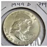1949 D - Half Dollar
