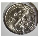 1996-W Dime, AU-50 Full Bands & Double Die Obverse (DDO)