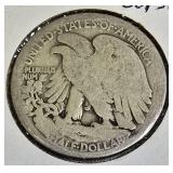 1916 Reverse Walking Liberty Half Dollar - Rare Edition