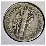 Collection of Liberty Dimes from the years 1923, 1925, and 1929.