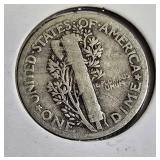 Collection of Liberty Dimes from the years 1923, 1925, and 1929.