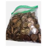 5.4 lbs of clean, hand-sorted copper pennies from 1960 to 1982. Check current copper prices.