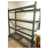 Large Utility Shelving Unit. 4 Shelves. Lightweight, breaks down