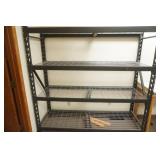 Large Utility Shelving Unit. 4 Shelves. Lightweight, breaks down