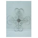 Ornate Metal Wall Hanging 25" diameter