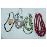 Jewelry Lot: Fashion Jewelry Beaded Necklaces