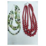 Jewelry Lot: Fashion Jewelry Beaded Necklaces