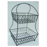 Decorative Wire Basket 10.5"x12"x20" tall