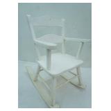 Vintage Child Wooden Rocking Chair