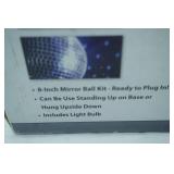 NEW American DJ MB8 Combo. 8" Mirror Ball Kit.