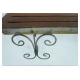 Wood & Metal Decorative Shelf