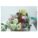 Artificial Flowers & Greenery Variety Lot