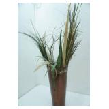 Metal Floor Vase 18" tall