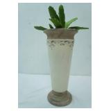 Old-World Style Pottery Flower Vase 14.5" tall