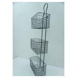 Wire Basket Rack 12" wide by 39.5" tall by 6.5" deep