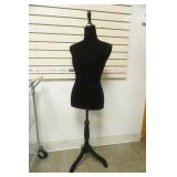 Black Velvet Mannequin with Stand