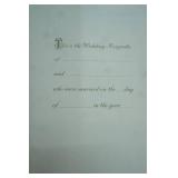 NEW Keepsake Wedding Book