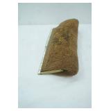 Vintage Handmade Beaded Clutch. (Golden Brown/Copper Color)