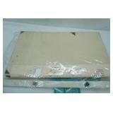 Canvas Storage Box (new) & Pair of Flip-Flops Photo/Note Wall Hanging