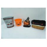 Galvanized Steel "Blessings Bucket" Fall Themed Decor