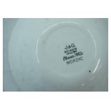 Vintage J. & G. Meakin England Ironstone Dinnerware. Classic White "Blue Nordic"/Blue Onion"