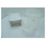 Poly Storage Container w/Lid, Sterilite Storage Drawer