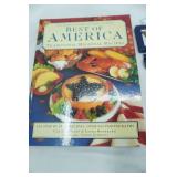 Wood & Metal Red-White-and Blue Welcome Sign, The Wedding Blue Book, The Best of America Traditional Recipe Book