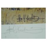 Art Print. "Longhorns Workin