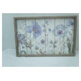 Wooden Flower Wall Decor 23.5"x15.5"
