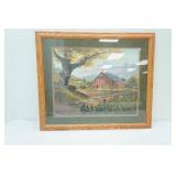 Framed Art Print. "Memories of the Past" by Jim Hansel. 27"x 23"