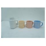 White Glaze Mason Jar Mug, 3ct WK Mugs