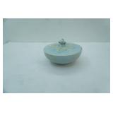 Red Wing Brocade Covered Serving Bowl