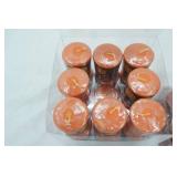 NEW Votive Candles. wooden citrus & Amberwood