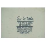 Sur La Table Chicken Shaped Stoneware Bowls. Set of 4