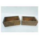 Small Vintage Storage Boxes (2ct)