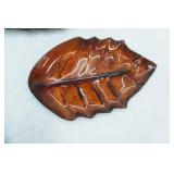 Decorative Autumn Leaf Plates. Set of 2