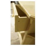 Painted Wooden Cabinet with 1 drawer 17.5"x18"x30" tall