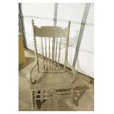Vintage Spindle-Back Rocking Chair