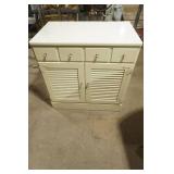 Ethan Allen Cabinet w/2 drawers and 2 doors. 1 shelf.